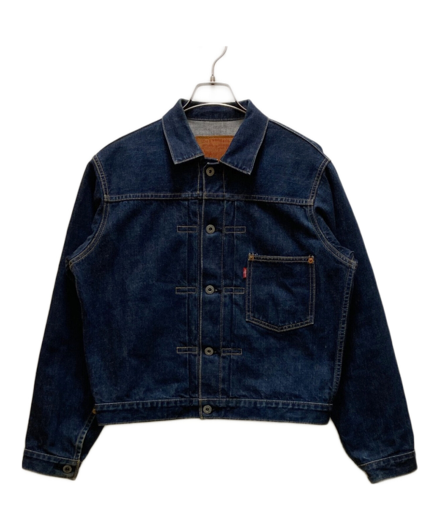 90s levi's 1st デニムジャケット 復刻 フラップ ビンテージ 90s levi´s 1st デニムジャケット 復刻 フラップ ビンテージ