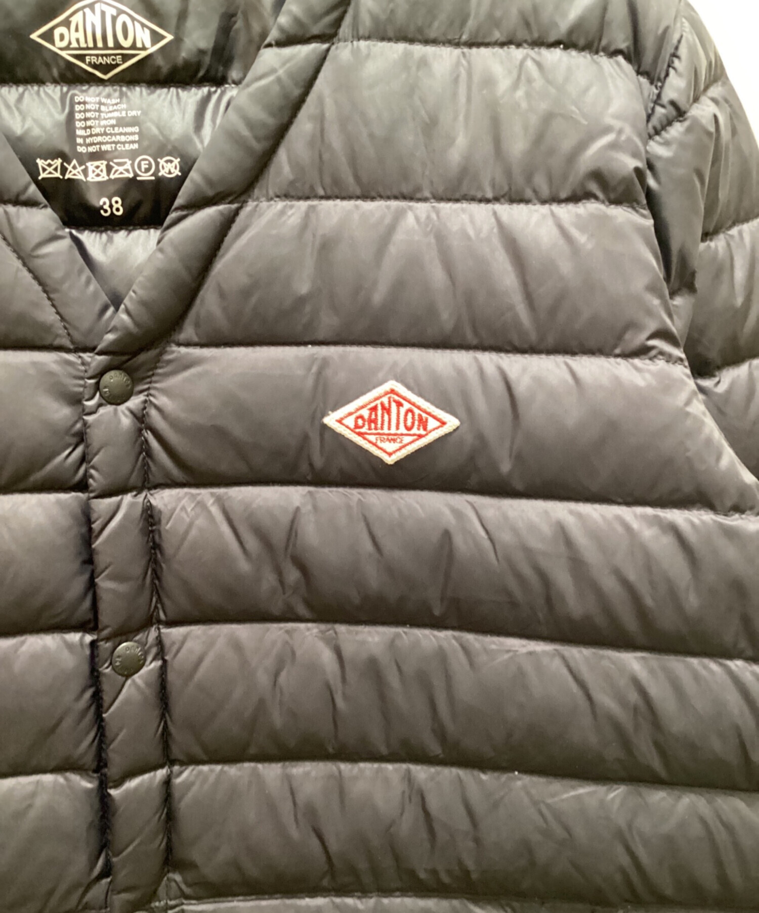 中古・古着通販】DANTON (ダントン) ダウンコート ブラック サイズ:38