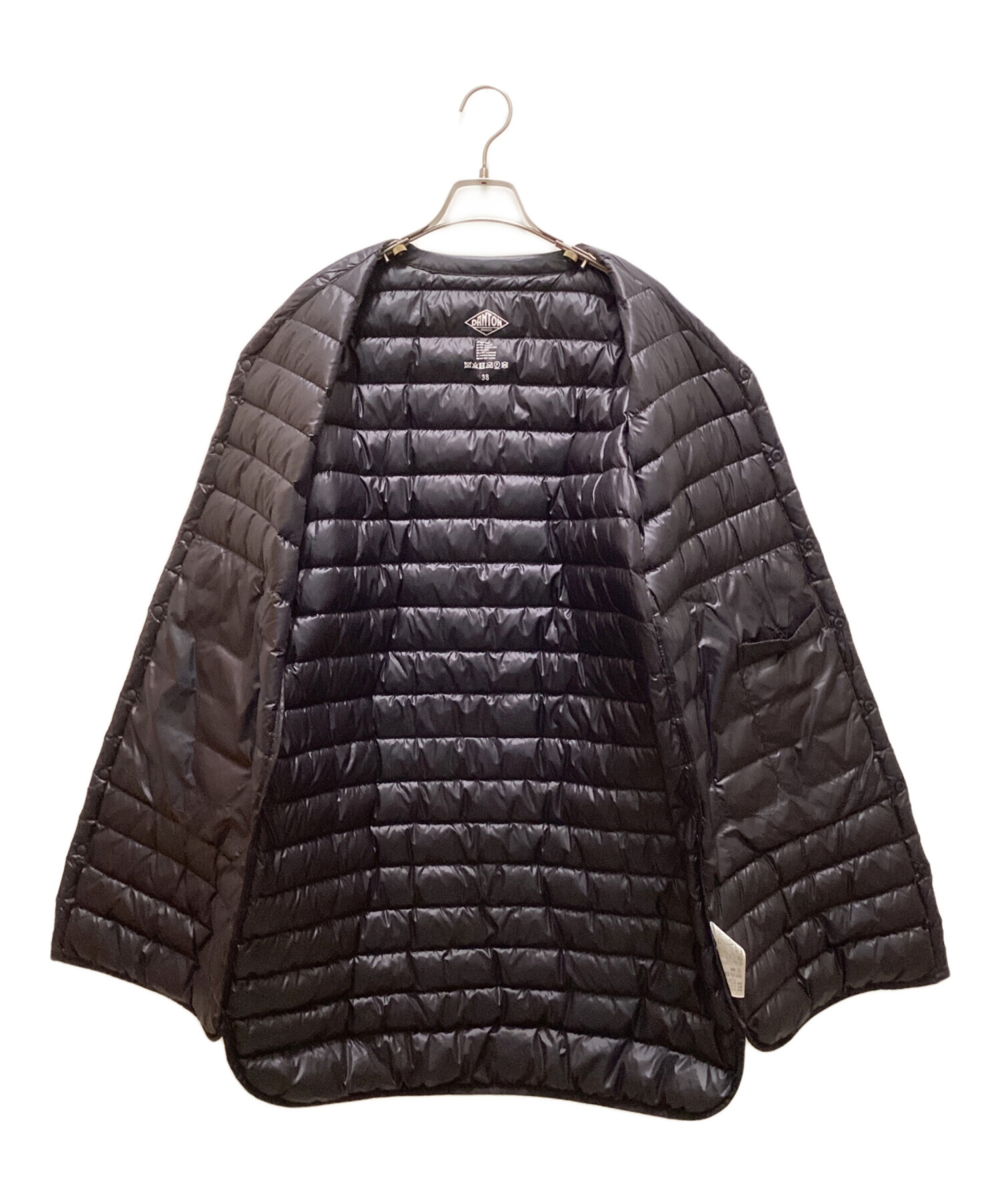 中古・古着通販】DANTON (ダントン) ダウンコート ブラック サイズ:38