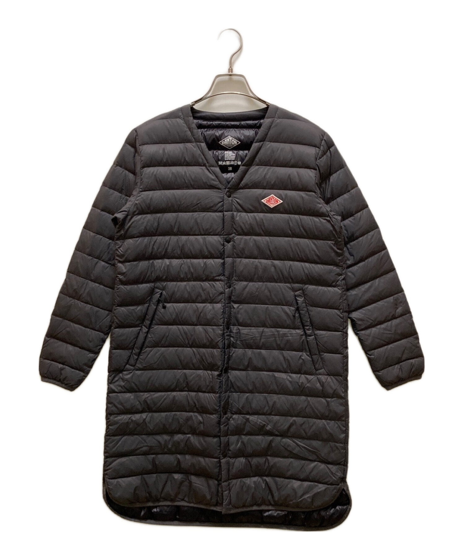 ダントン　サイズ38 中古・古着通販】DANTON (ダントン) ダウンコート グレー サイズ:38
