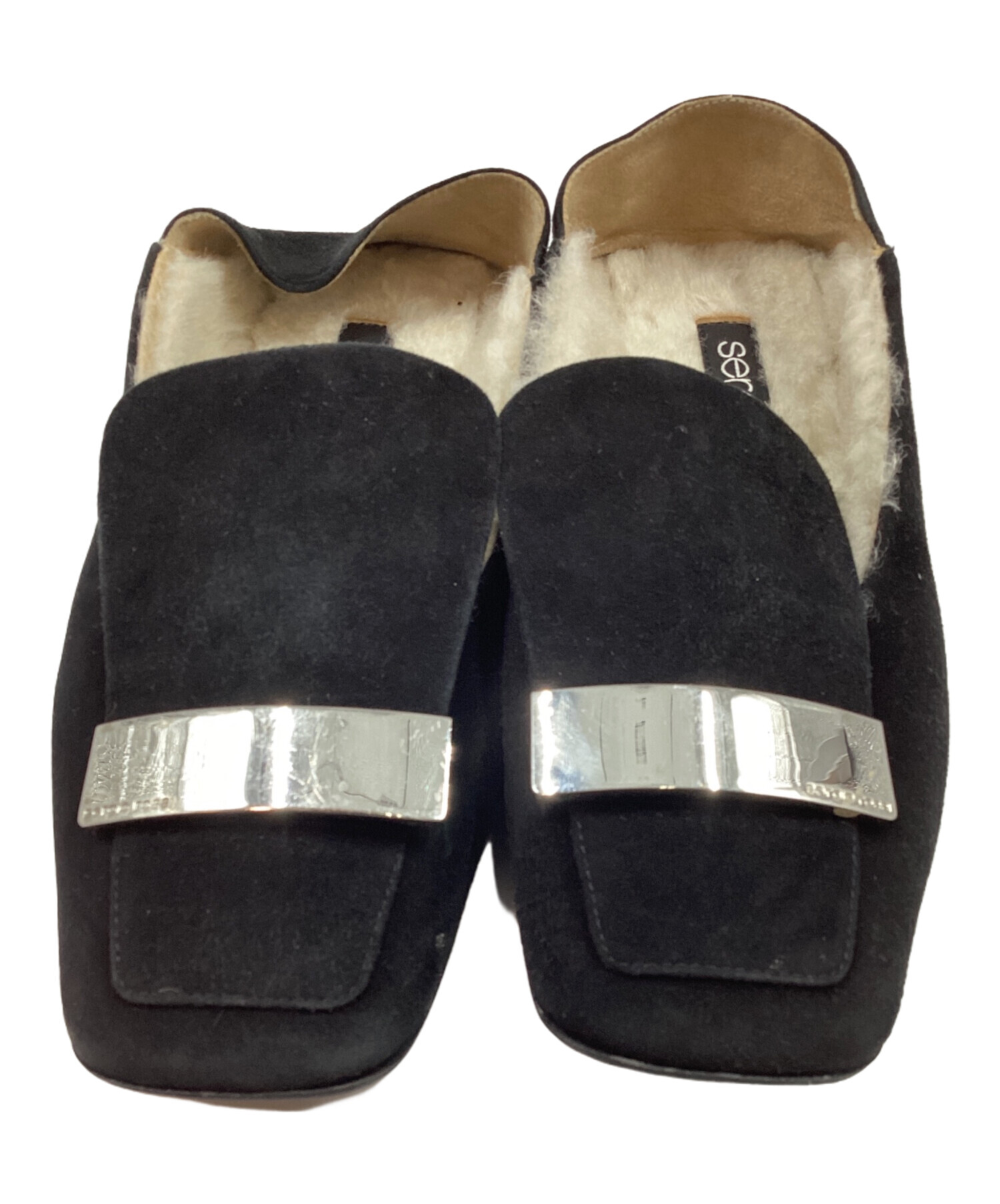 中古・古着通販】sergio rossi (セルジオロッシ) ボア フラット