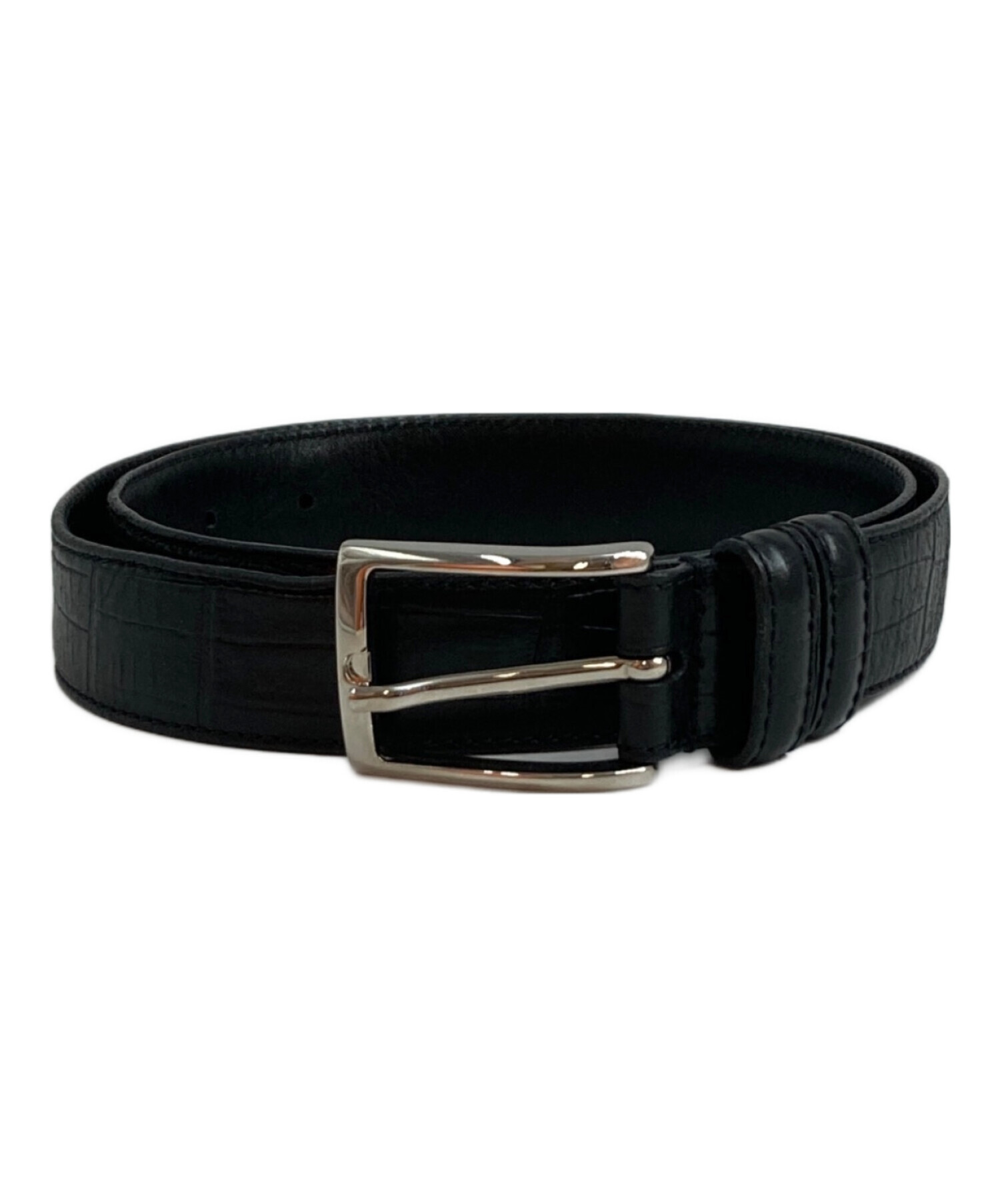 楽天市場】フェリージ felisi レザーベルト エンボスクロコ 型押し 85/07/SA 3cm幅 エレガント 上品 メンズ ブラック 黒革  カット不可 国内正規品 : でらでら メンズセレクトショップ Felisi フェリージ　ベルト ブラック　穴なしベルト