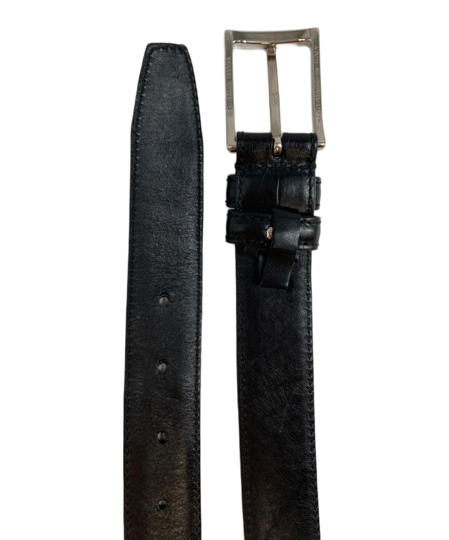 楽天市場】フェリージ felisi レザーベルト エンボスクロコ 型押し 85/07/SA 3cm幅 エレガント 上品 メンズ ブラック 黒革  カット不可 国内正規品 : でらでら メンズセレクトショップ Felisi フェリージ　ベルト ブラック　穴なしベルト