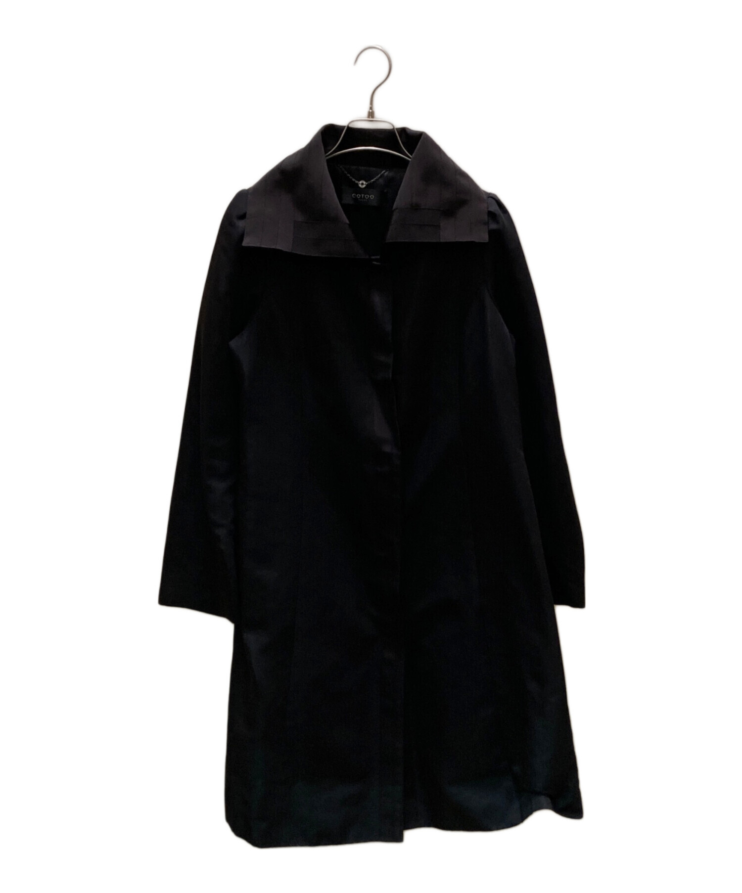 中古・古着通販】COTOO (コトゥー) コート ブラック サイズ:40 