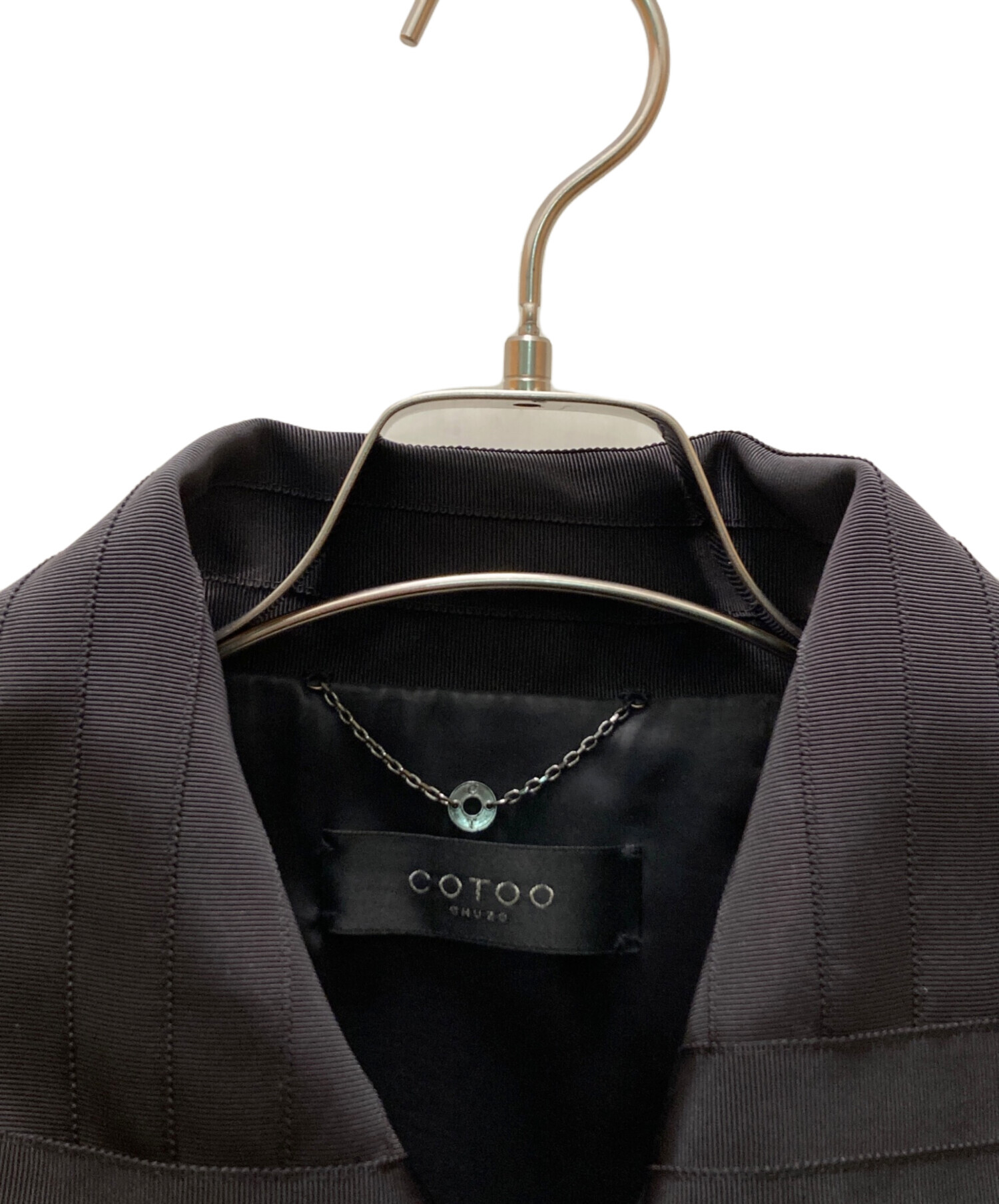 中古・古着通販】COTOO (コトゥー) コート ブラック サイズ:40 