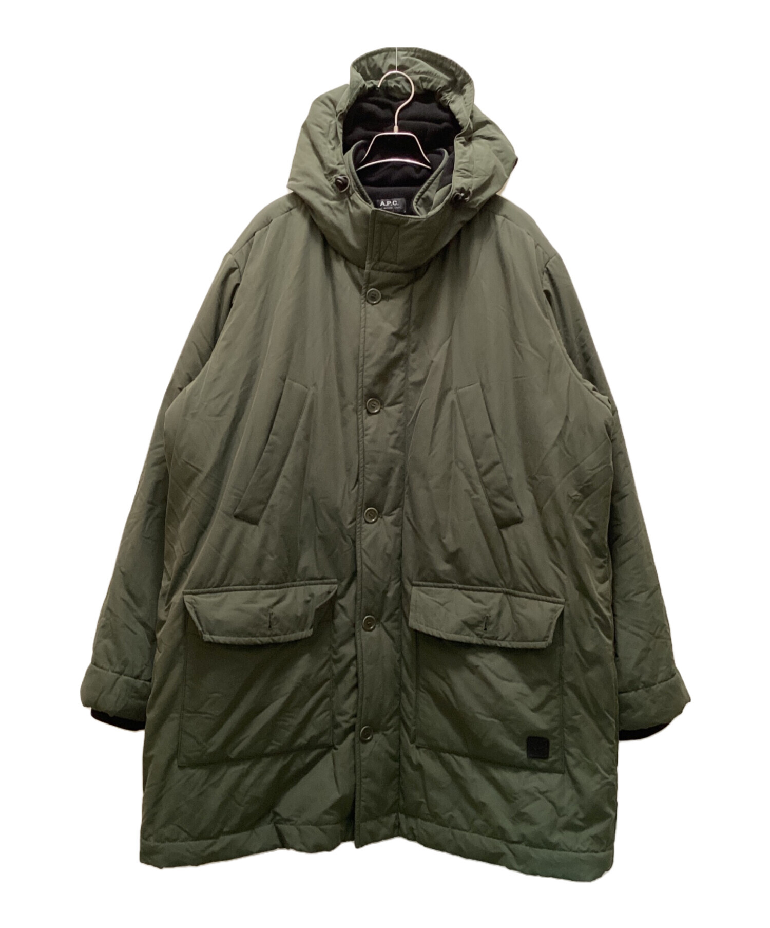 【A.P.C】コート 中古・古着通販】A.P.C. (アーペーセー) ミリタリーコート グリーン
