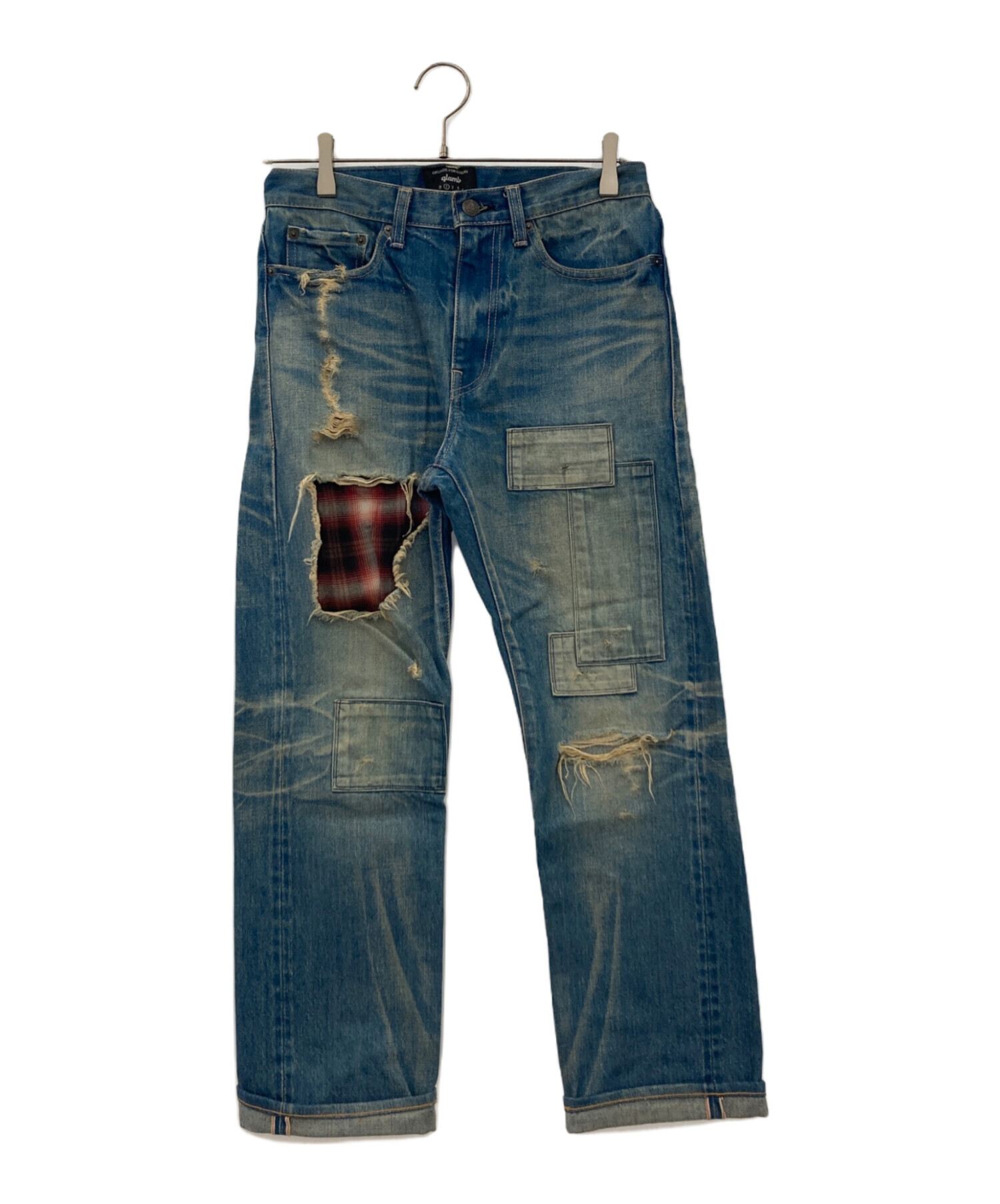 中古・古着通販glamb (グラム) Sylvester skinny denim グレー glamb 