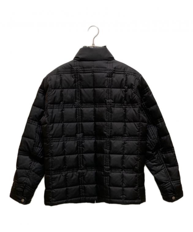 バーバリーブラックレーベル マリンコート 裏地総柄 中綿 ファー グレー М バーバリーブラックレーベル マリンコート 裏地総柄 中綿 ファー グレー М