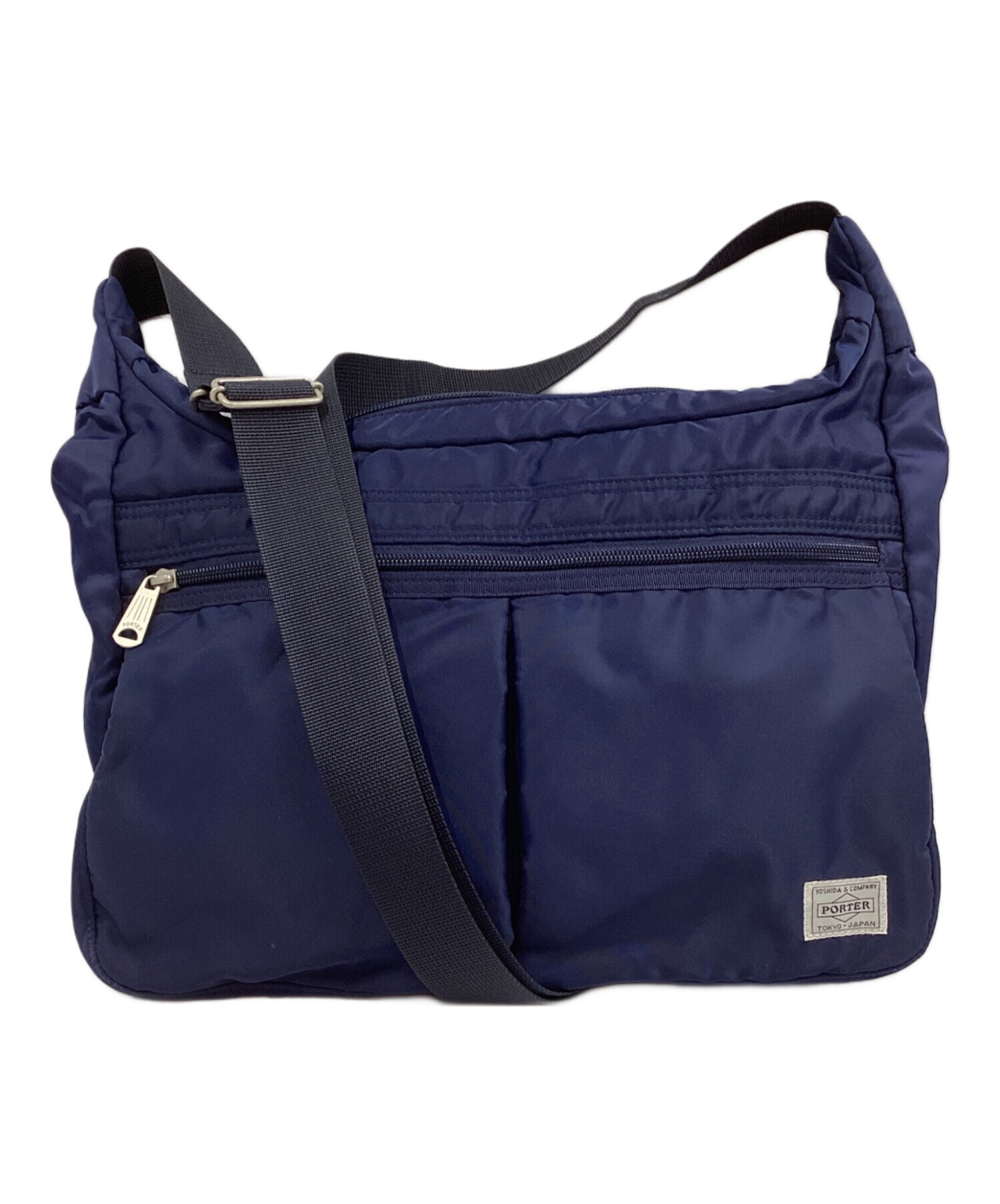 中古　ポーター　porter tokyoビジネスバッグショルダー 中古・古着通販】PORTER (ポーター) コラボショルダーバック ネイビー