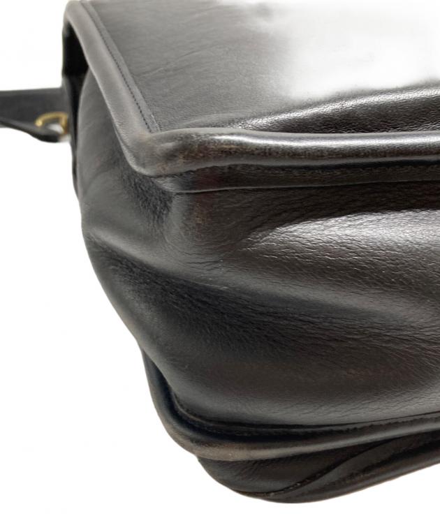 中古・古着通販】COACH (コーチ) 2WAYレザービジネスバック ブラック