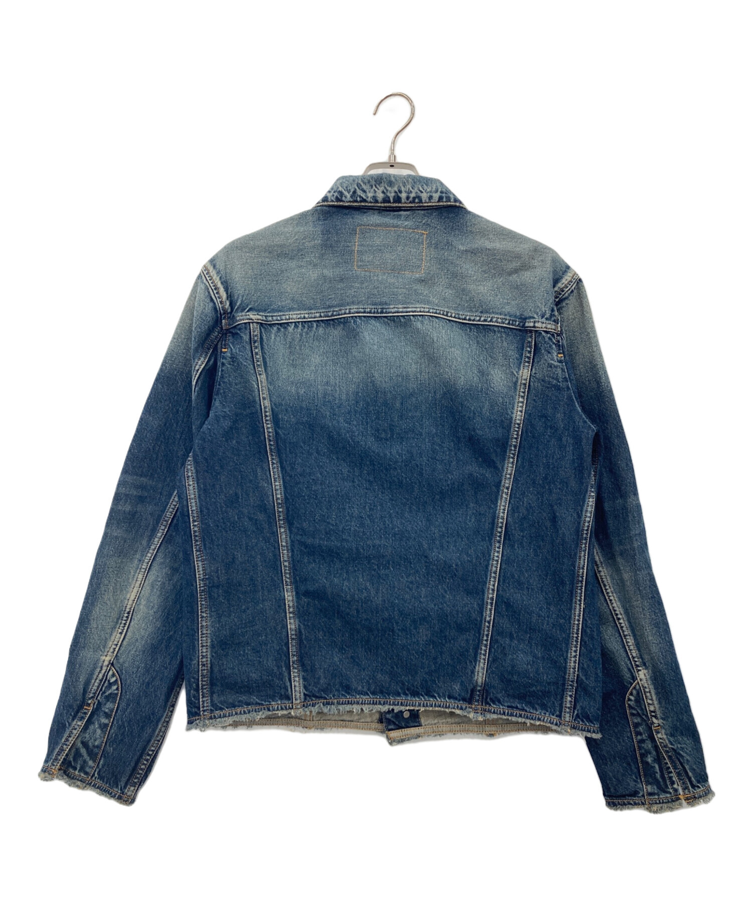 中古・古着通販】DIESEL (ディーゼル) ダメージ加工デニムジャケット