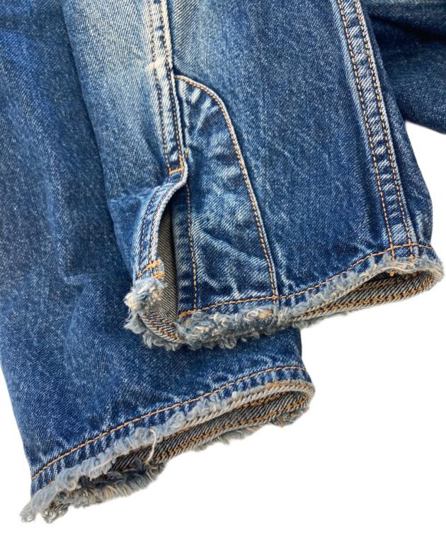 中古・古着通販】DIESEL (ディーゼル) ダメージ加工デニムジャケット