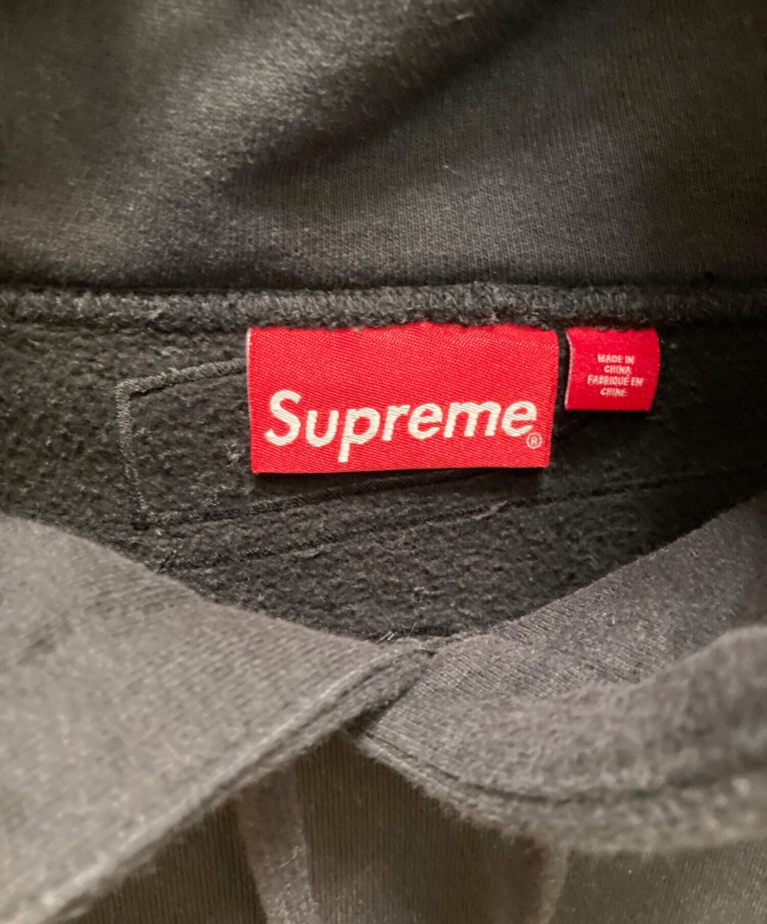 中古・古着通販】SUPREME (シュプリーム) サテンアップリケフーディ 
