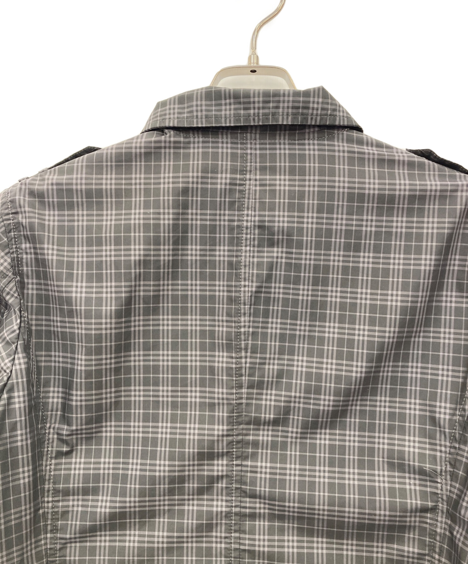 BURBERRY BLACK LABEL ダブルジップ　ジャケット　サイズM 中古・古着通販】BURBERRY BLACK LABEL (バーバリーブラックレーベル