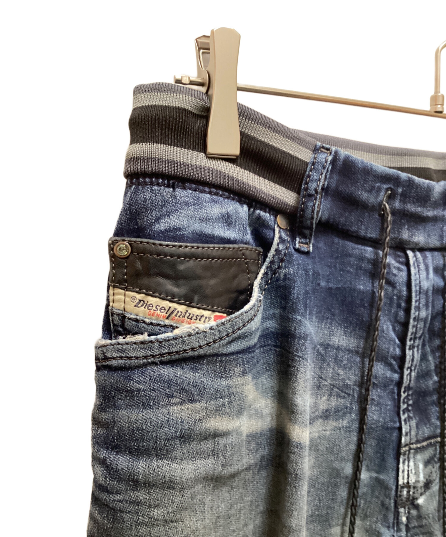 DIESEL ディーゼル ジョグジーンズ サイズ:36 ダメージ加工 メンズ 