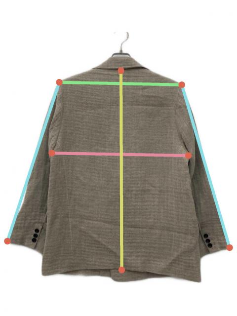 saby サバイ カジュアルジャケット メンズ 【古着】【中古】 中古・古着通販】saby (サバイ) ウールリネン ダブルガーゼジャケット