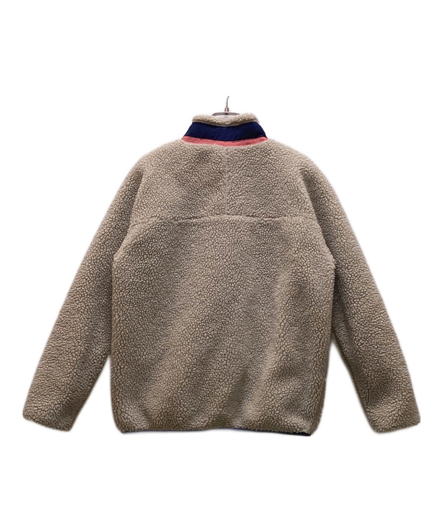 80s USA製 patagoniaパタゴニア フリース スナップT 青紫 XL XL☆古着 