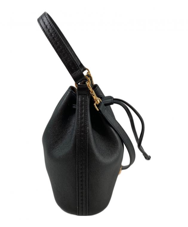 中古・古着通販】TOD'S (トッズ) 2WAYレザー バケットバッグ ブラック