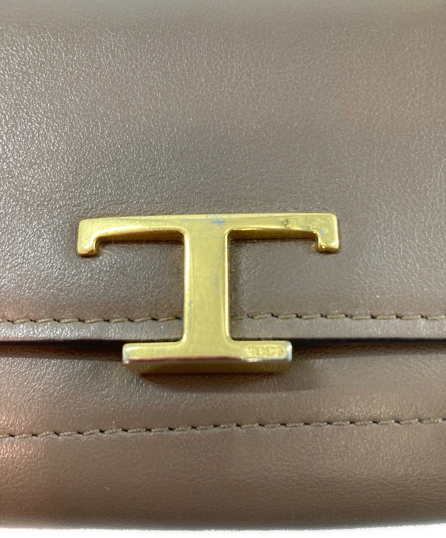 TOD'S トッズ 財布・ケース - 茶 【古着】【中古】 中古・古着通販】TOD'S (トッズ) 長財布 ブラック｜ブランド・古着通販