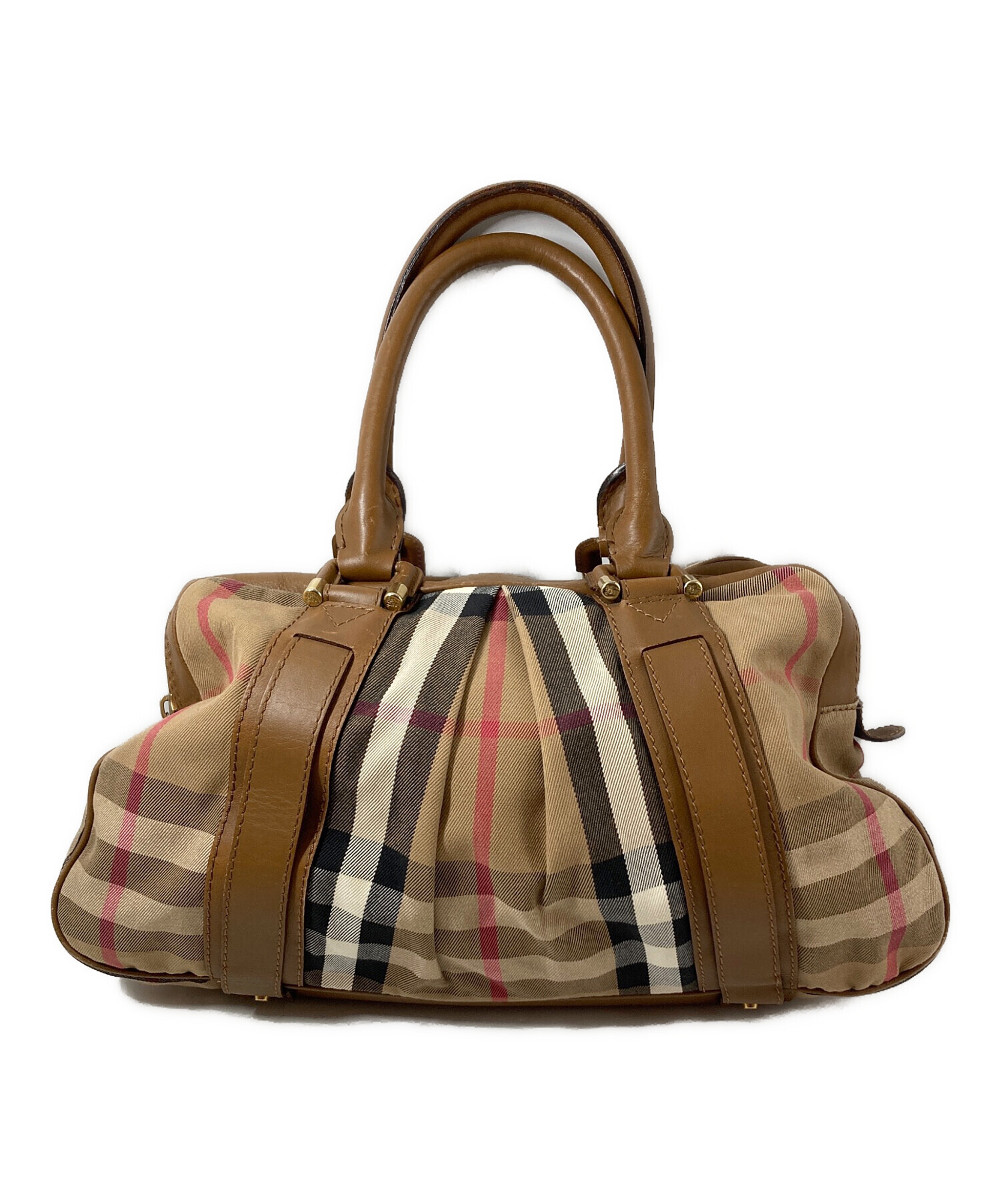 中古・古着通販】BURBERRY (バーバリー) ノバチェックトートバッグ 