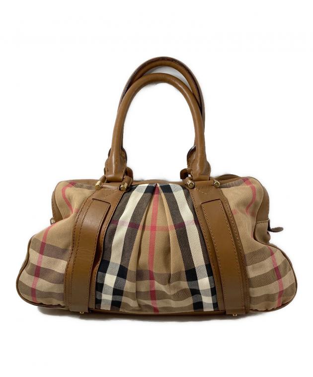 中古・古着通販】BURBERRY (バーバリー) ノバチェックトートバッグ