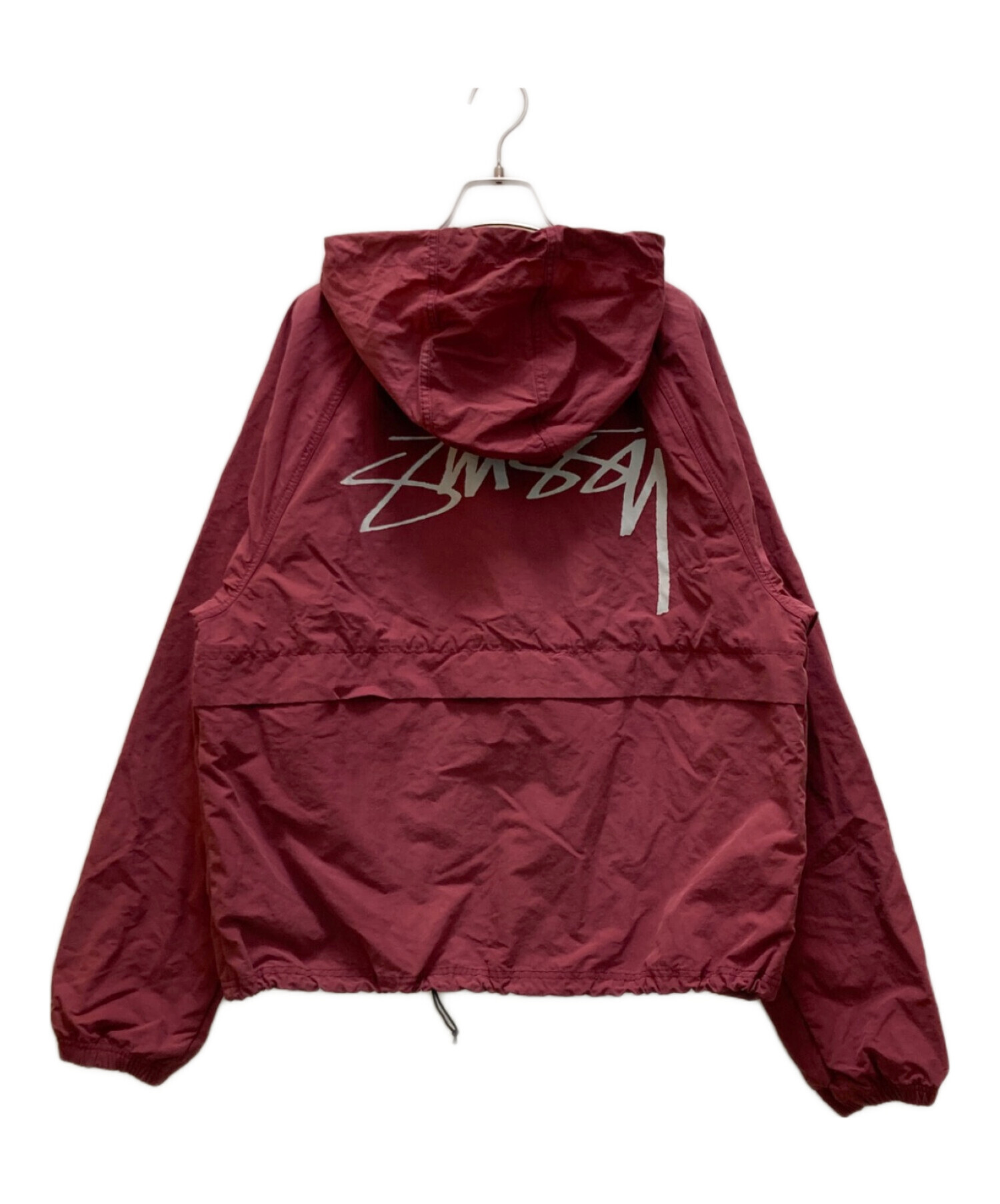 S*様 stussy ステューシー　シェルジャケット　マルーン 中古・古着通販】stussy (ステューシー) ウェーブダイ ビーチシェル