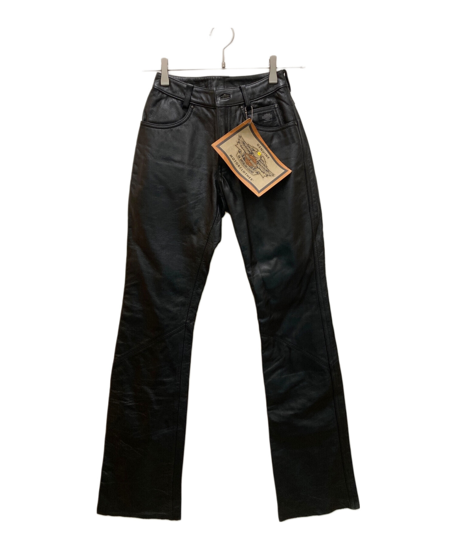 【状態良好】HARLEY DAVIDSON レザーパンツ ライダース ☆Harley Davidson ハーレーダビッドソン レザーパンツ 牛革 メンズ 革