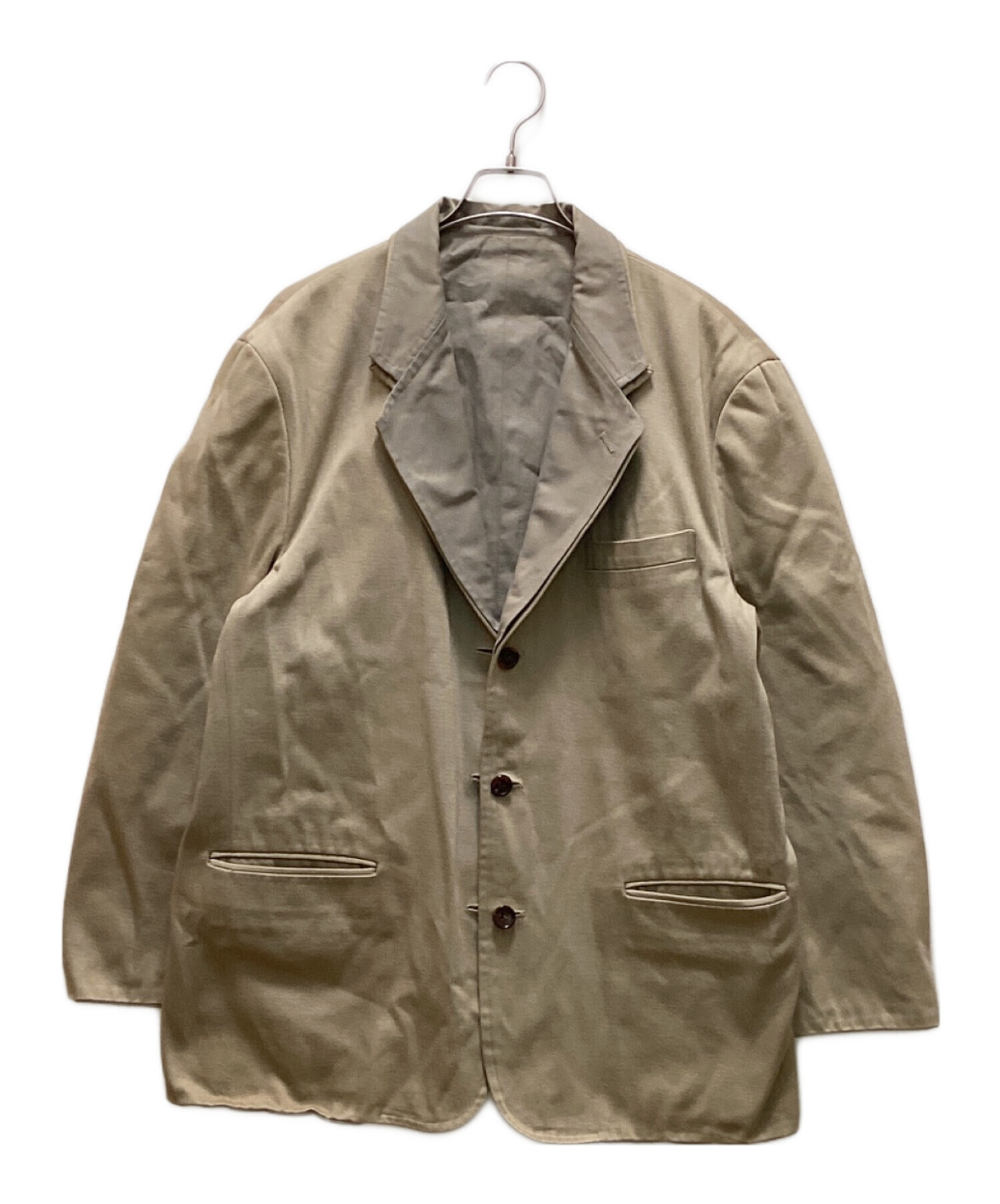 コムデギャルソンオムプリュス リバーシブルテーラードジャケット M 00ss 中古・古着通販】COMME des GARCONS HOMME (コムデギャルソン オム