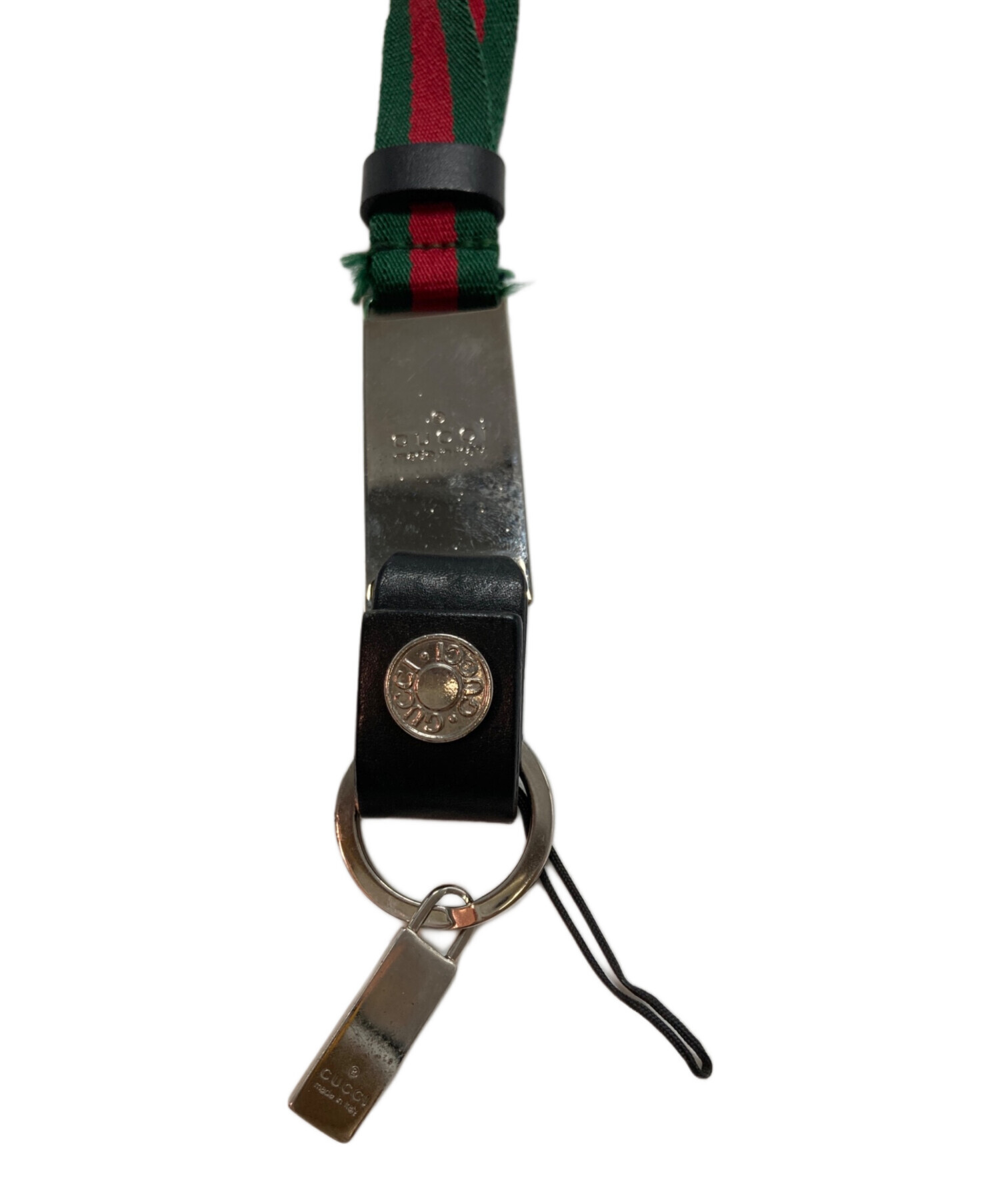 GUCCI Sherry Line Interlockingネックストラップ 中古・古着通販】GUCCI (グッチ) シェリーライン ネックストラップ