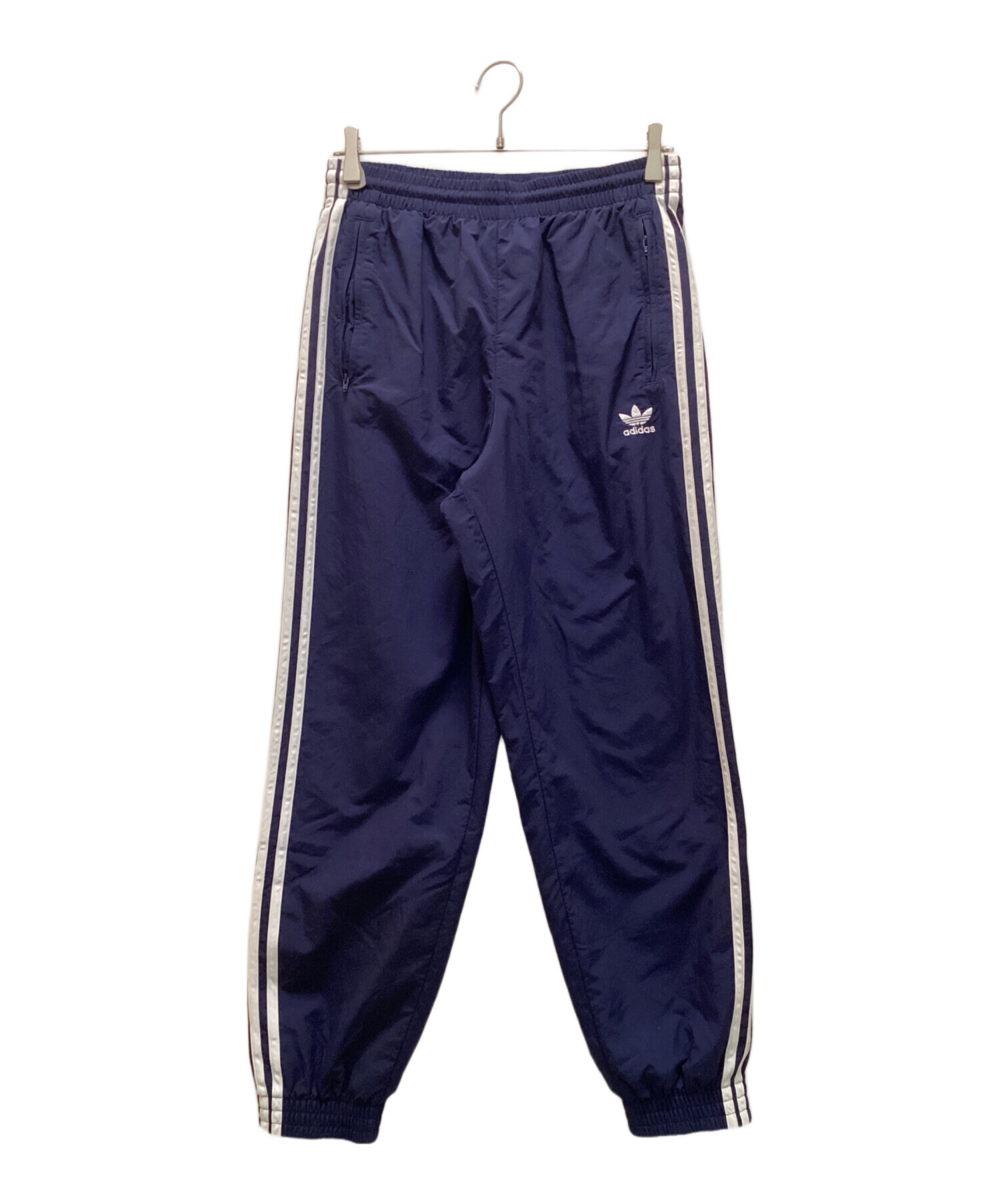 adidas アディダス トラックパンツ 古着 ジャージ ネイビー M 中古・古着通販】adidas (アディダス) トラックパンツ ネイビー サイズ