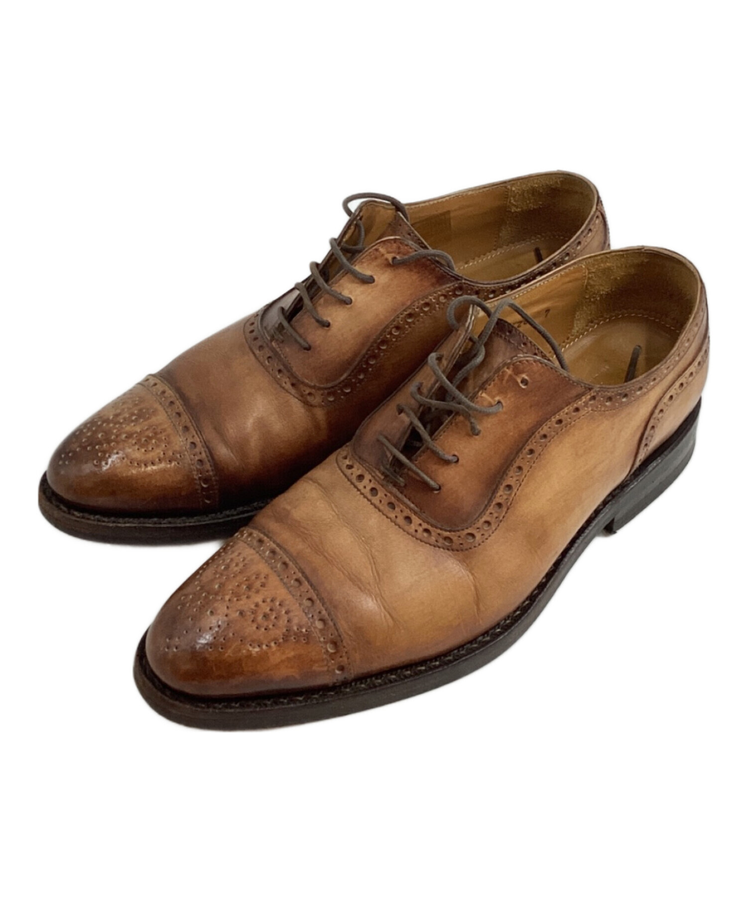 ジャランスリウァヤ ストレートチップ メダリオン vibram 革靴 27cm 中古・古着通販】Jalan Sriwijaya (ジャランスリウァヤ) メダリオン