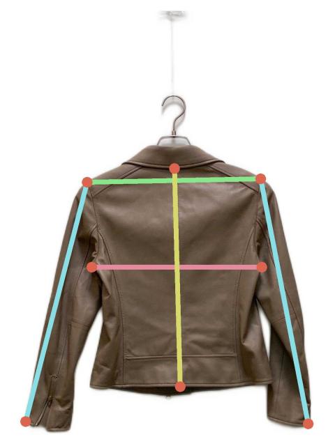 中古・古着通販】23区 (ニジュウサンク) シープレザーライダース