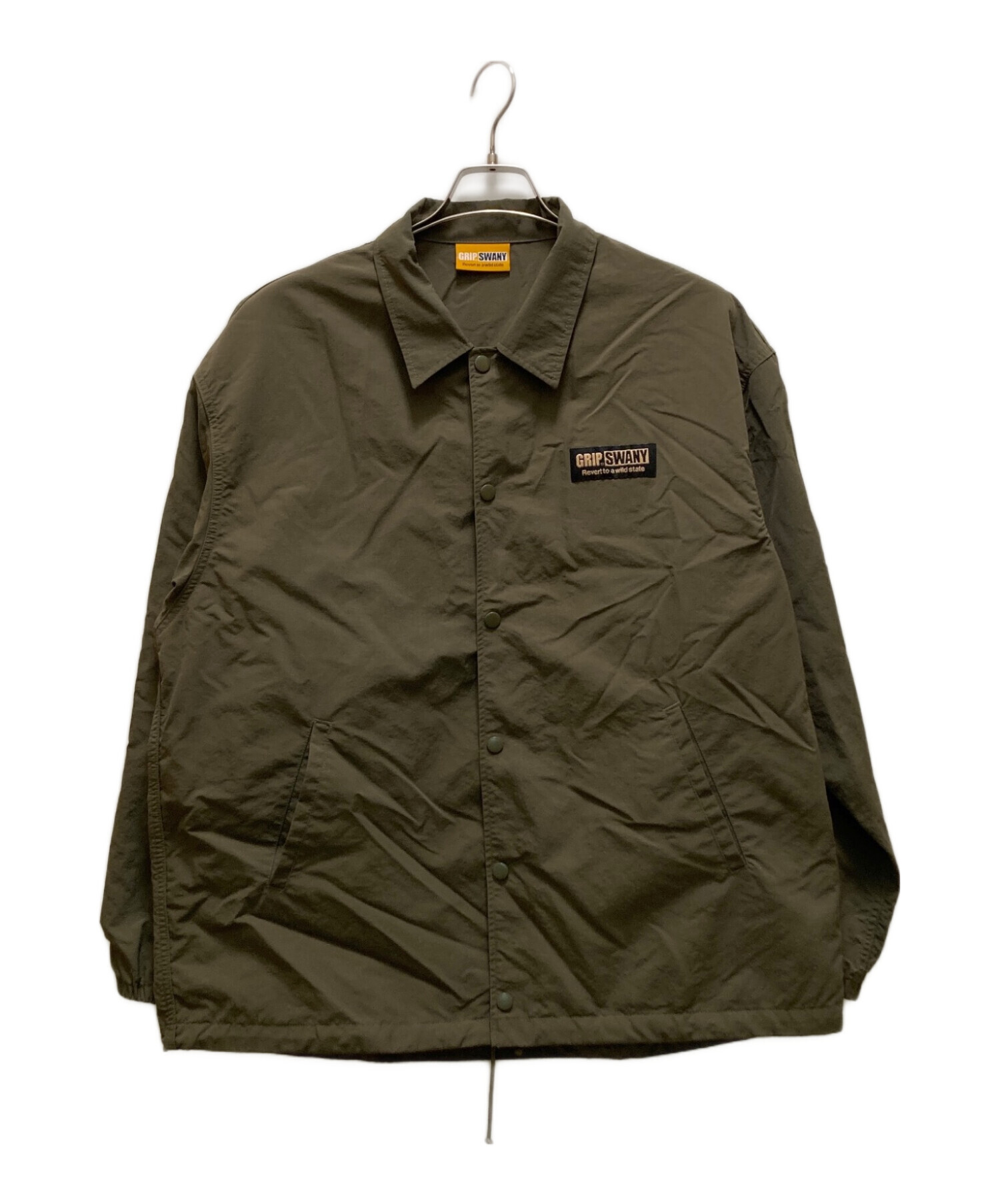 中古・古着通販】GRIP SWANY (グリップスワニー) ロゴプリントコーチ