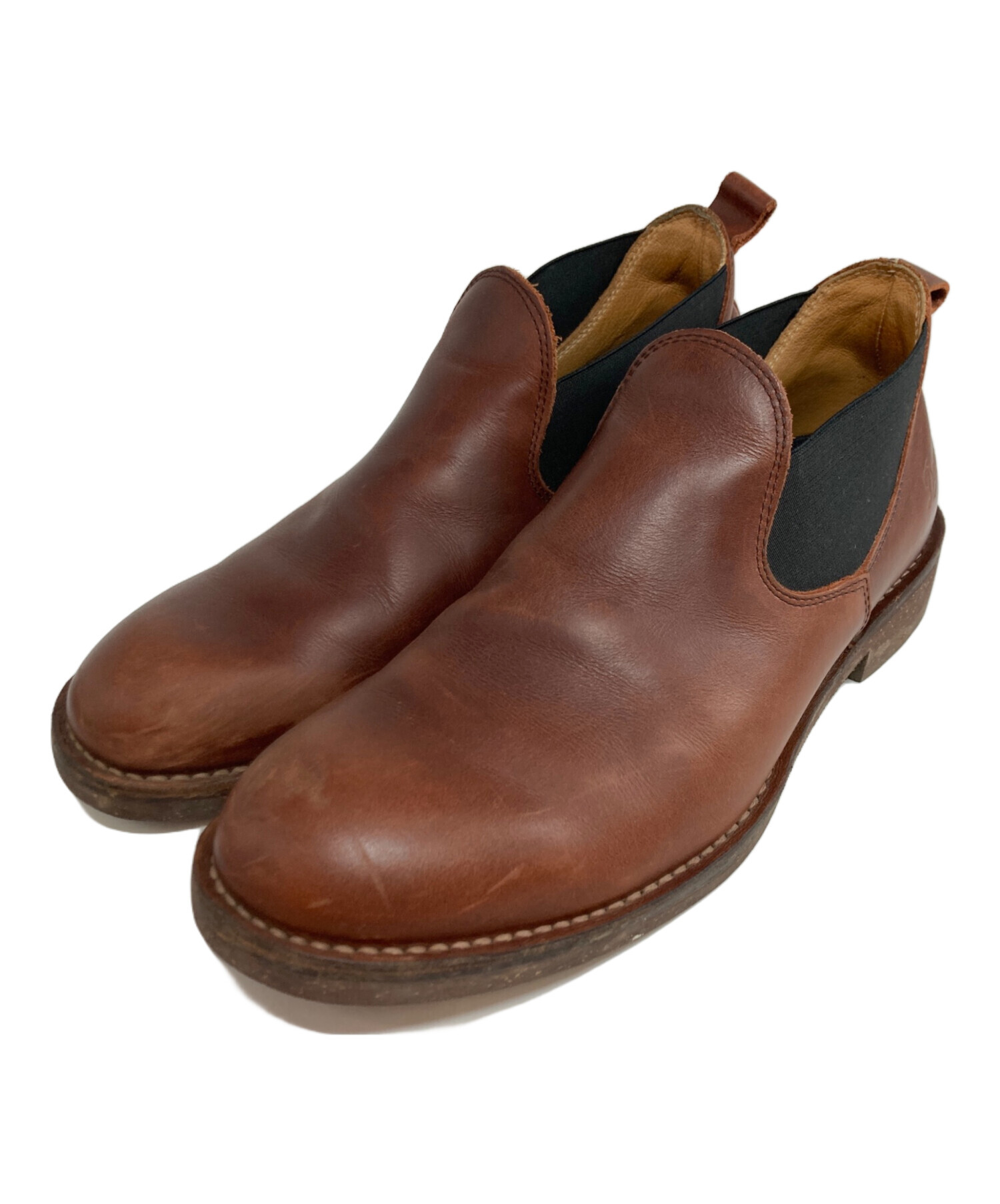 最終！ダナー DANNER ロメオブーツ サイドゴアブーツ ブラウン 中古・古着通販】Danner (ダナー) ワークロメオ サイドゴアブーツ