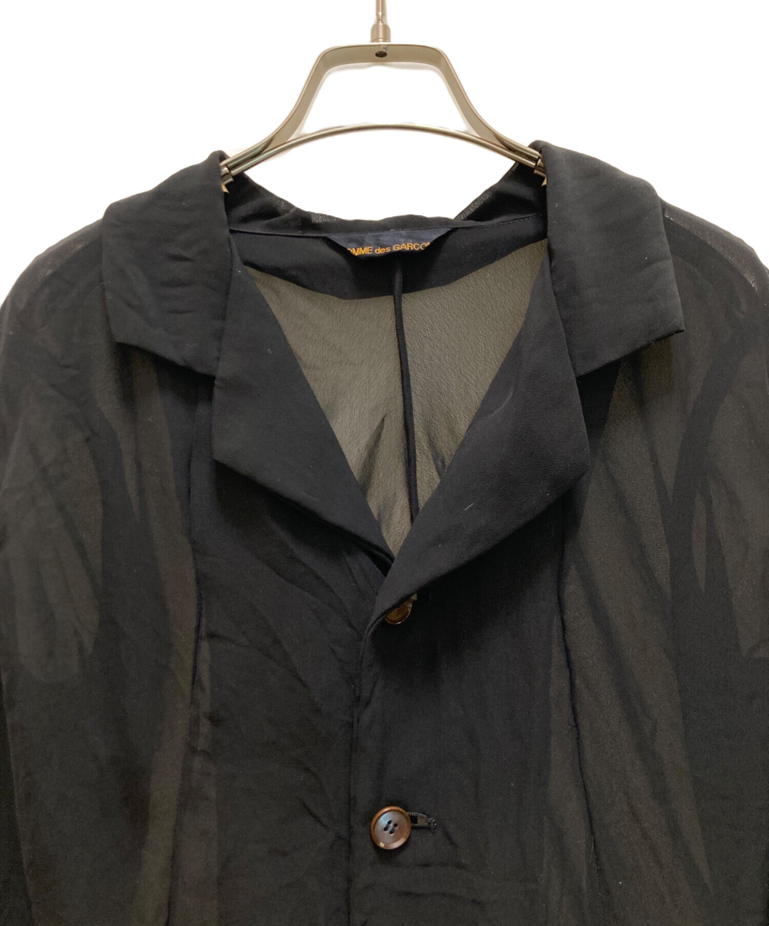 【極美品AD1992】COMME des GARCONS レース切替テーラードS 極美品AD1992】COMME des GARCONS レース切替テーラードS 極美品