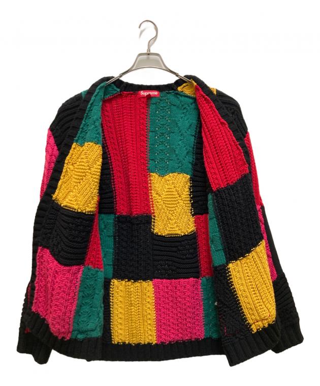 中古・古着通販】SUPREME (シュプリーム) パッチワーク ケーブルニット