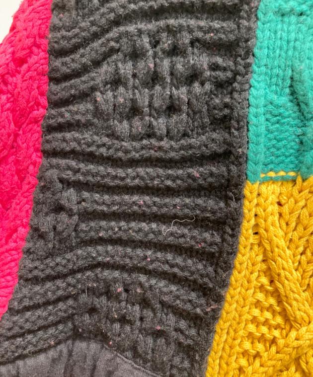 中古・古着通販】SUPREME (シュプリーム) パッチワーク ケーブルニット