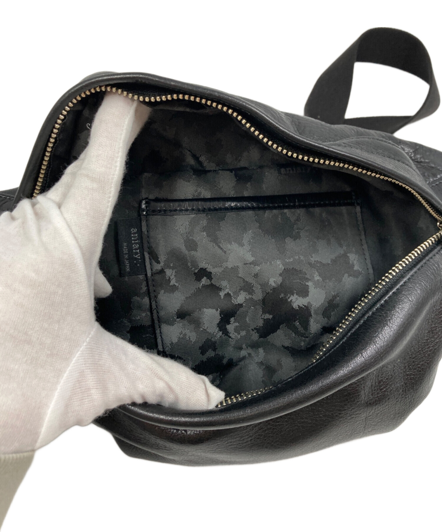 中古・古着通販】aniary (アニアリ) 裏地カモフラ レザーウエスト