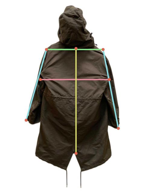 THE RERACS リラクス18AWロングモッズコート ライナー付3way黒 中古・古着通販】THE RERACS (ザ リラクス) ライナー付き ロング