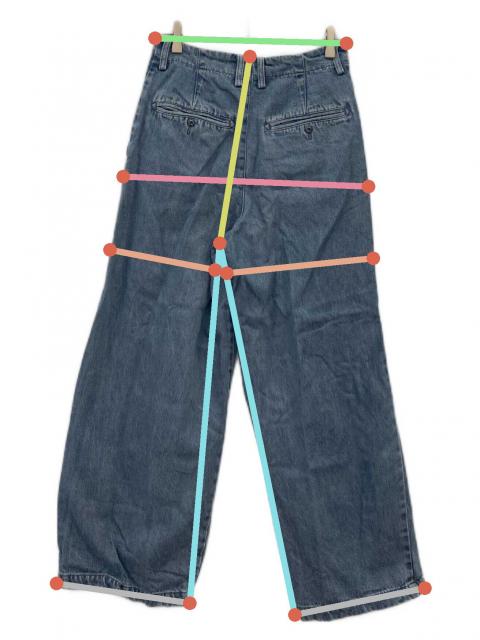 未使用品 スローブイエナ LEDENIM TUCK TROUSER 38 中古・古着通販】SLOBE IENA (スローブ イエナ) LEDENIM TUCK TROUSER