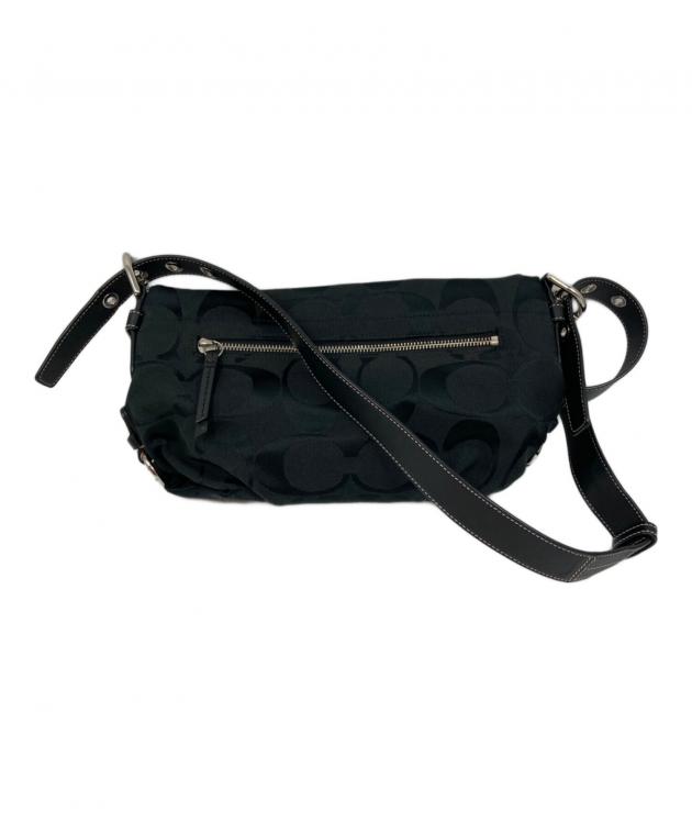中古・古着通販】COACH (コーチ) ショルダーバッグ ブラック｜ブランド
