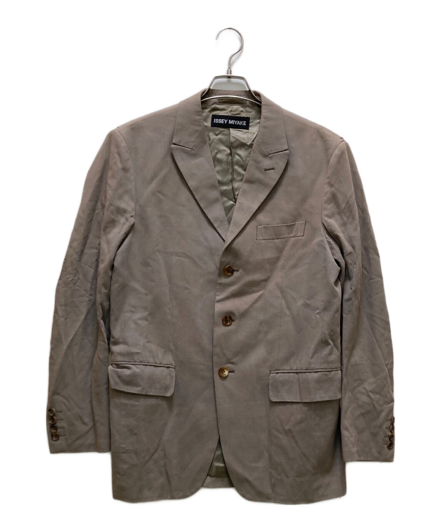 中古・古着通販】ISSEY MIYAKE (イッセイミヤケ) 3Bテーラード