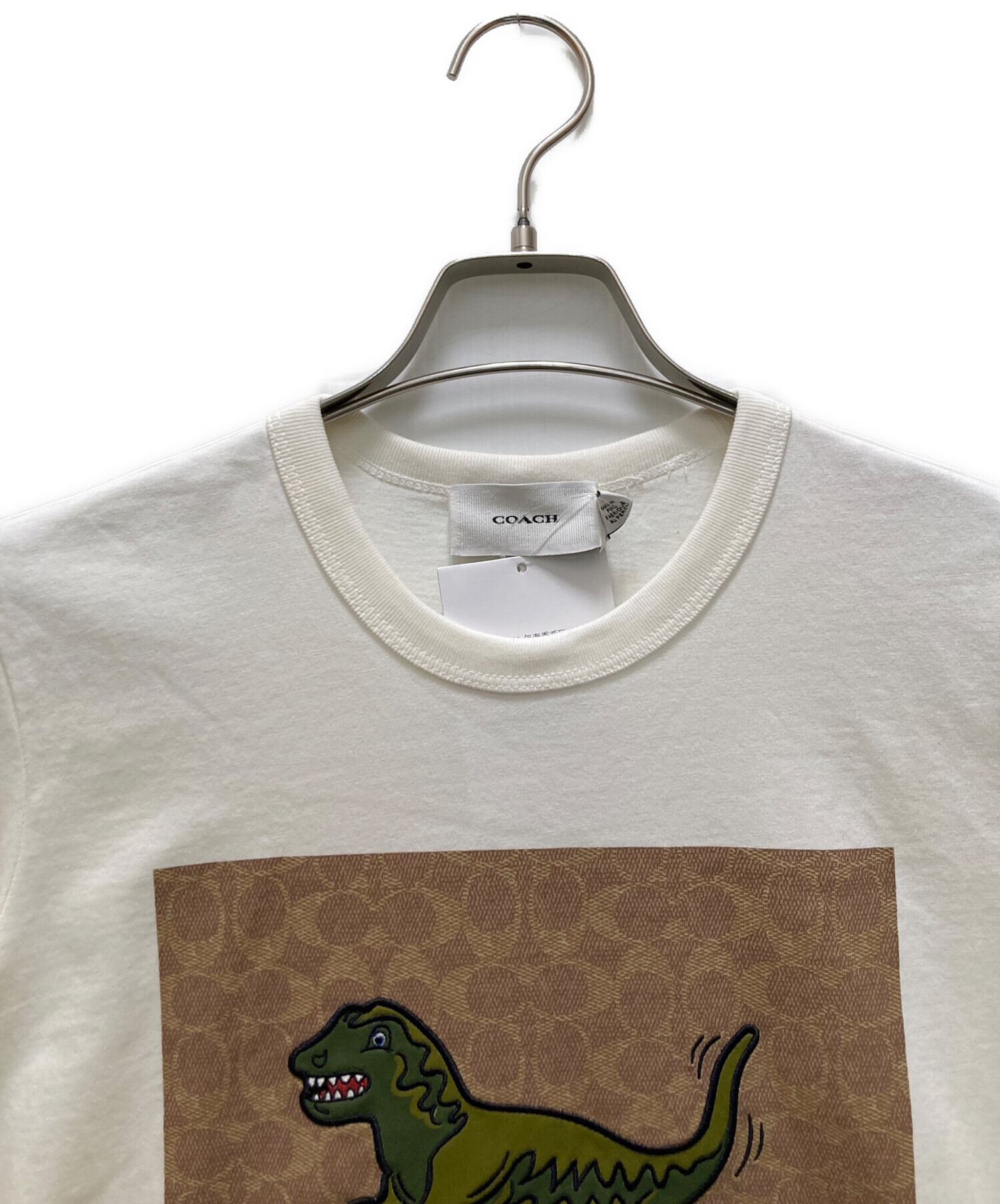 中古・古着通販】COACH (コーチ) レキシ―プリントTシャツ ホワイト