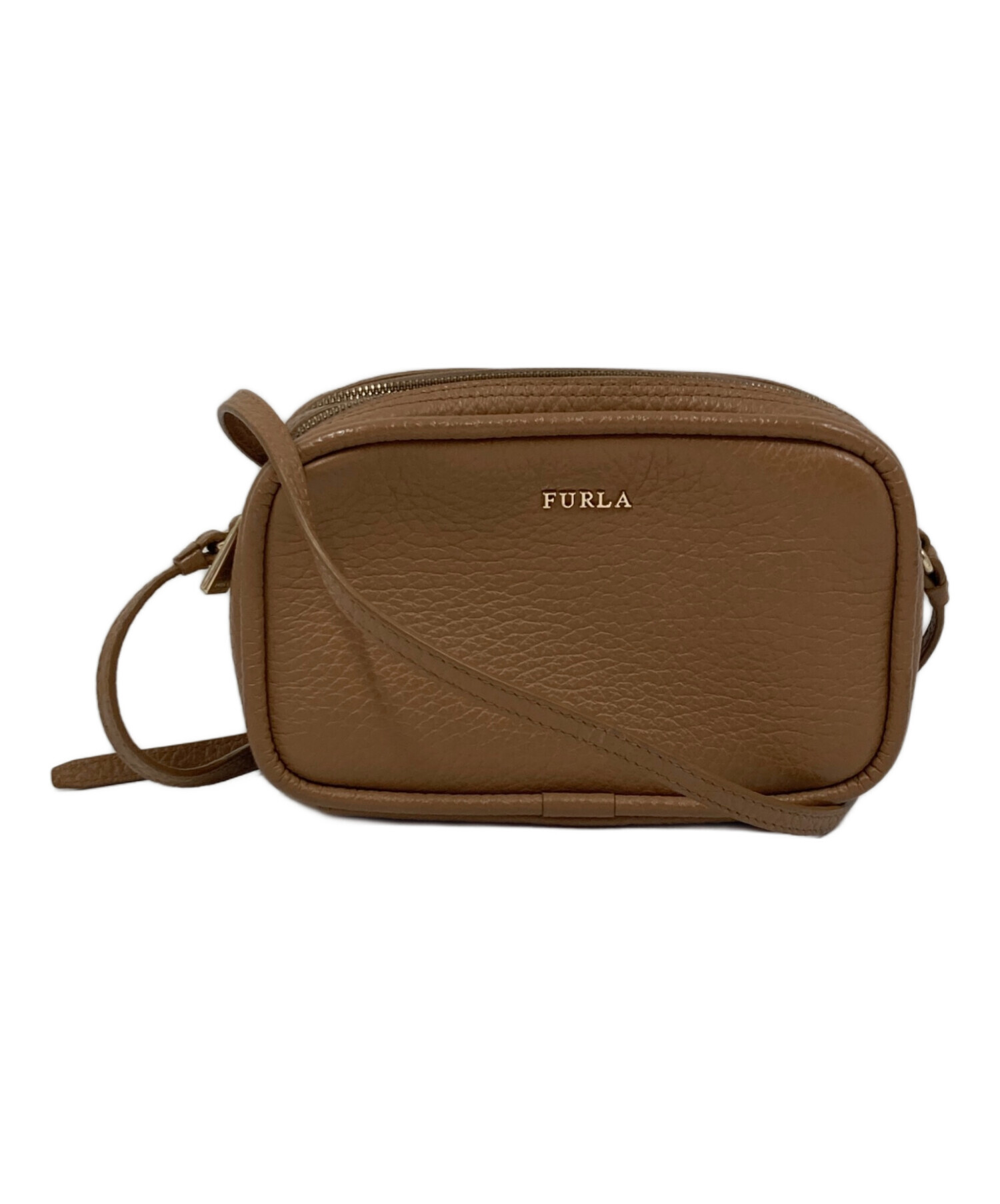 中古・古着通販】FURLA (フルラ) ショルダーバッグ ブラウン｜ブランド