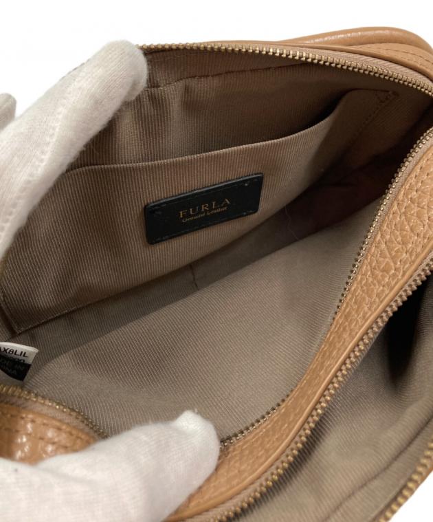 中古・古着通販】FURLA (フルラ) ショルダーバッグ ブラウン｜ブランド
