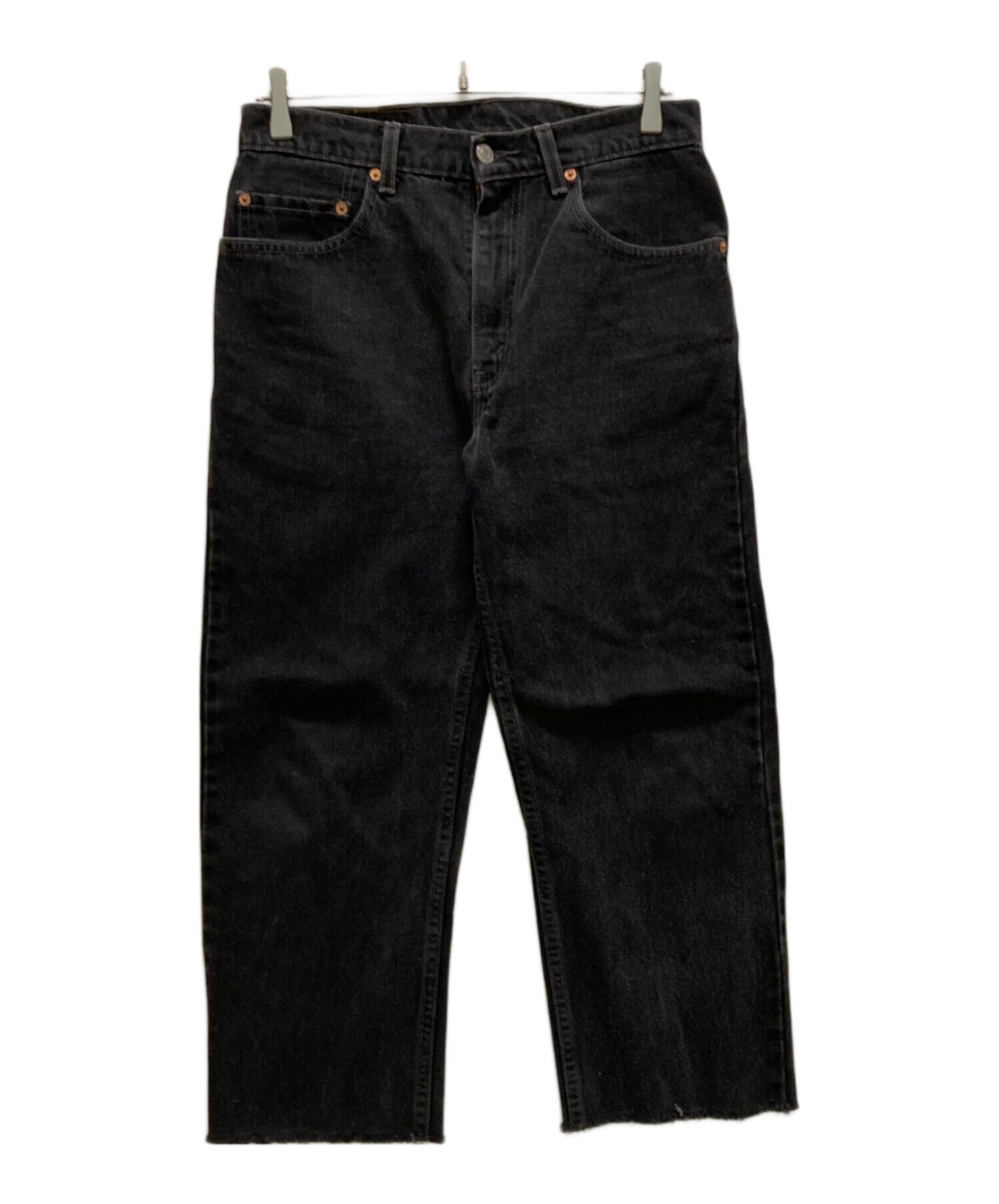 中古・古着通販】LEVI'S (リーバイス) 505 後染めブラックデニムパンツ