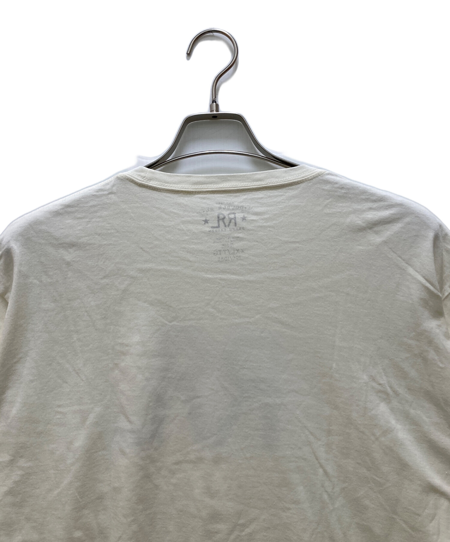 中古・古着通販】RRL (ダブルアールエル) ロゴTシャツ ホワイト サイズ