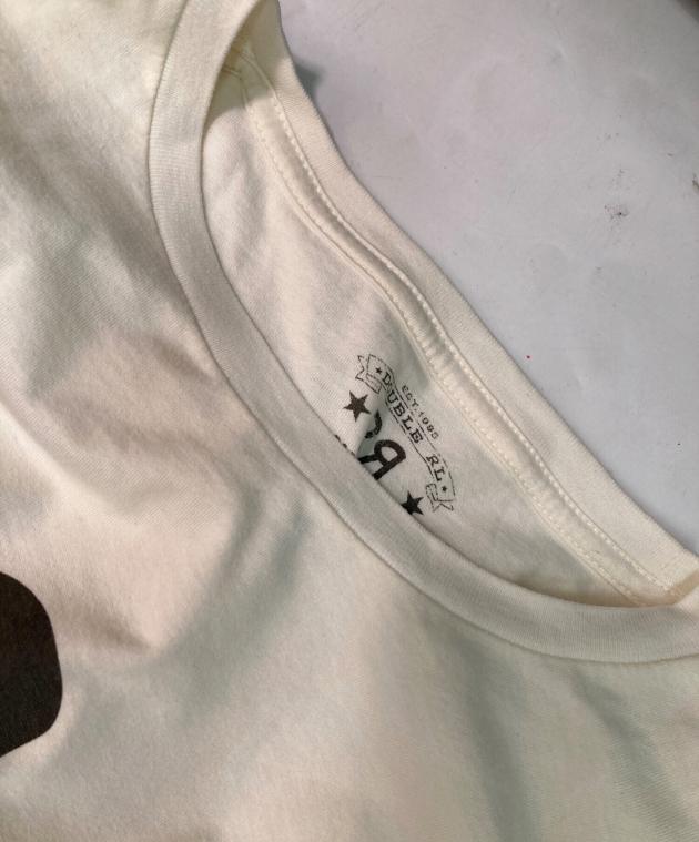 中古・古着通販】RRL (ダブルアールエル) ロゴTシャツ ホワイト サイズ