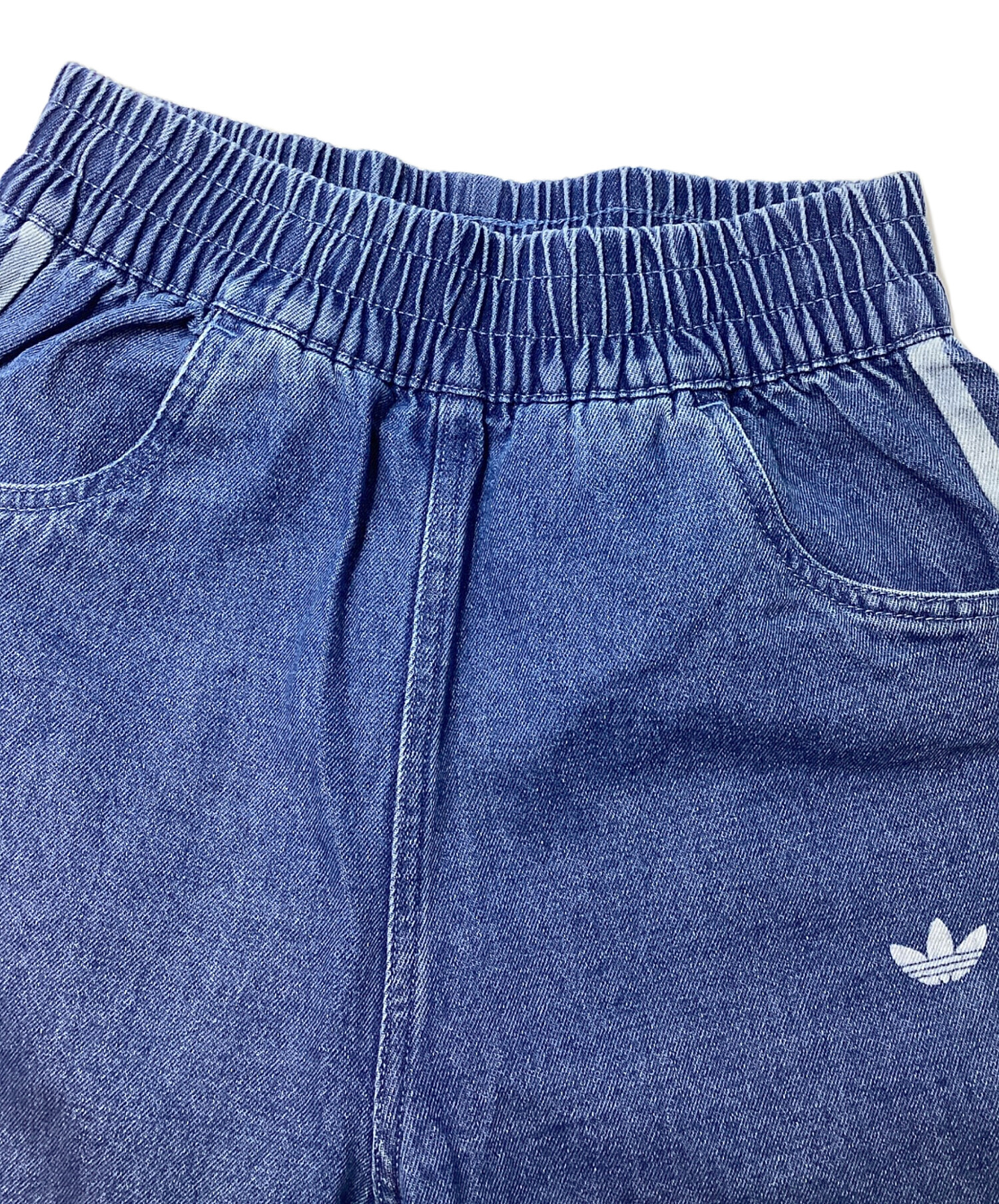 中古・古着通販】adidas 美品 アディダス リラックスパンツ デニム Originals adidas (アディダス) リラックス デニム アディカラー パンツ