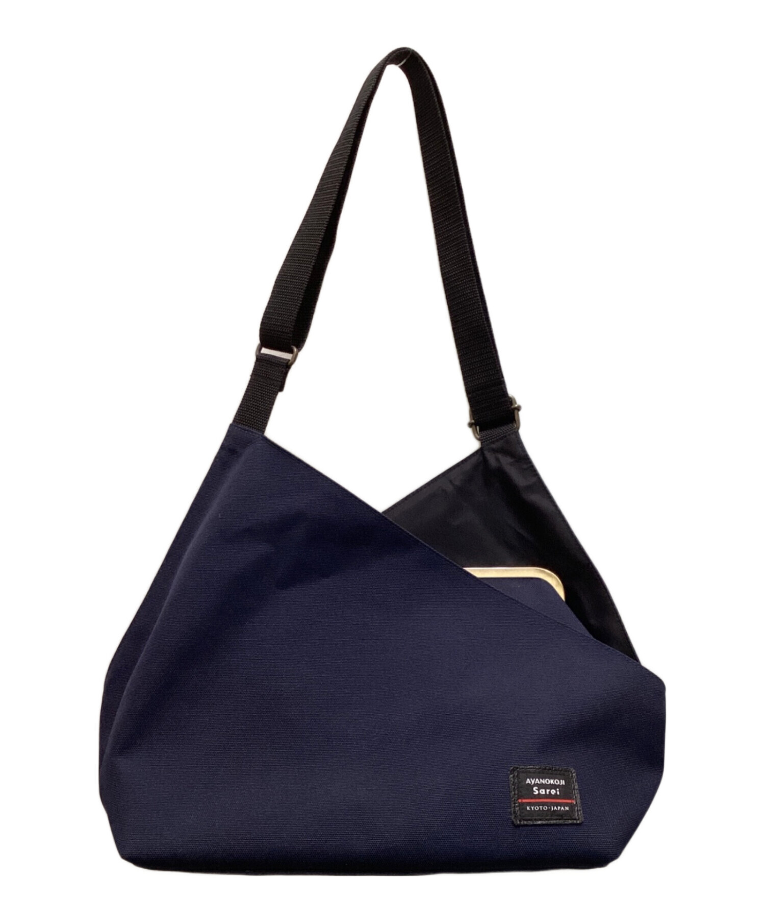 アヤノコウジ　がま口　ショルダーバッグ　ダークネイビー 中古・古着通販】AYANOKOJI (アヤノコウジ) Sarei がま口 ショルダー